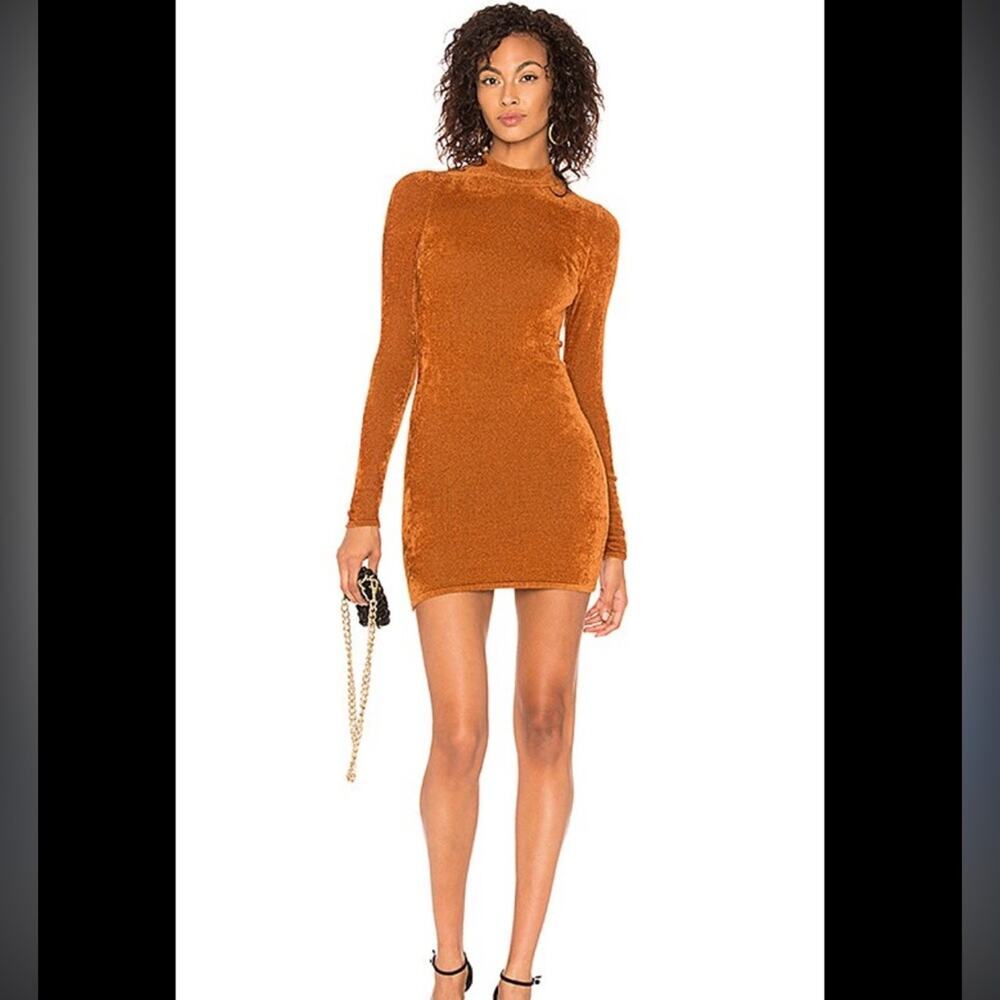 Ronny Kobo Verde Dress in Caramel Sz Small